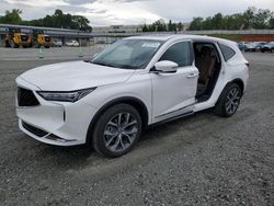 Salvage cars for sale from Copart Spartanburg, SC: 2023 Acura MDX Technology