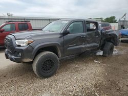 Salvage cars for sale at Kansas City, KS auction: 2019 Toyota Tacoma Double Cab