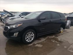 Salvage cars for sale from Copart Grand Prairie, TX: 2018 Chevrolet Equinox LS