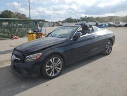 Salvage cars for sale at Orlando, FL auction: 2019 Mercedes-Benz C300