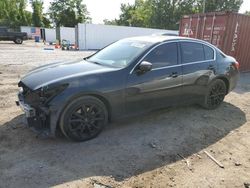 Salvage cars for sale at Baltimore, MD auction: 2012 Infiniti G25