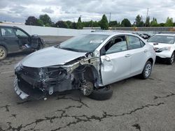 Toyota Corolla salvage cars for sale: 2018 Toyota Corolla L