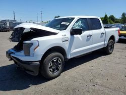 Salvage cars for sale from Copart Portland, OR: 2023 Ford F150 Lightning PRO