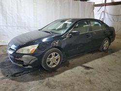 Salvage cars for sale at Ebensburg, PA auction: 2007 Honda Accord SE