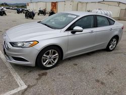 Salvage cars for sale at Van Nuys, CA auction: 2018 Ford Fusion SE