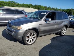 Salvage cars for sale from Copart Exeter, RI: 2005 BMW X5 3.0I