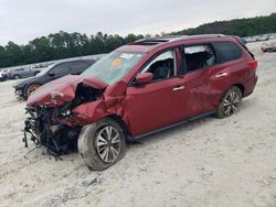 Salvage cars for sale at Ellenwood, GA auction: 2017 Nissan Pathfinder S