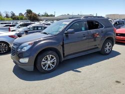 Salvage cars for sale at Martinez, CA auction: 2016 Chevrolet Equinox LT