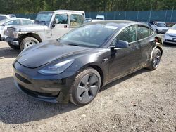 Salvage cars for sale at Graham, WA auction: 2021 Tesla Model 3