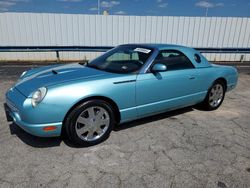 Salvage cars for sale at Chatham, VA auction: 2002 Ford Thunderbird