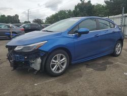 Salvage cars for sale at Moraine, OH auction: 2017 Chevrolet Cruze LT