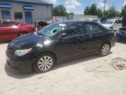 Salvage cars for sale from Copart Midway, FL: 2012 Toyota Corolla Base