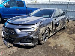 Salvage cars for sale at New Britain, CT auction: 2023 Acura TLX Tech A