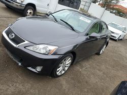 Salvage cars for sale at New Britain, CT auction: 2010 Lexus IS 250