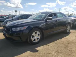 Salvage cars for sale at Chicago Heights, IL auction: 2013 Ford Taurus Police Interceptor