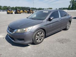 Salvage cars for sale at Dunn, NC auction: 2013 Honda Accord LX