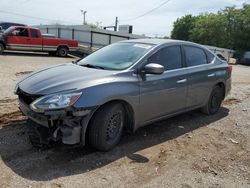 Salvage cars for sale from Copart Oklahoma City, OK: 2017 Nissan Sentra S