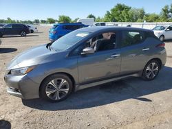 Salvage cars for sale from Copart London, ON: 2018 Nissan Leaf S