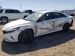 Salvage cars for sale at Greenwood, NE auction: 2023 Hyundai Elantra Blue