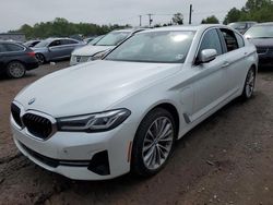 Salvage cars for sale at Hillsborough, NJ auction: 2021 BMW 530XE