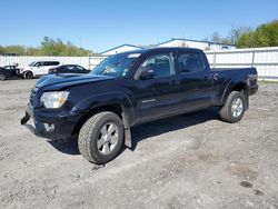 Salvage cars for sale from Copart Albany, NY: 2015 Toyota Tacoma Double Cab Long BED