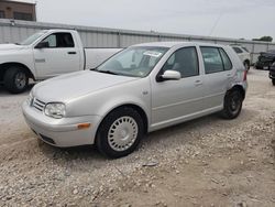 Salvage cars for sale at Kansas City, KS auction: 2000 Volkswagen Golf GLS