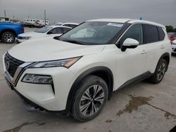 Salvage cars for sale at Grand Prairie, TX auction: 2021 Nissan Rogue SV