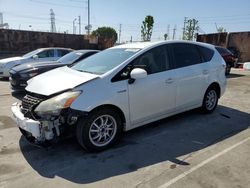 Vehiculos salvage en venta de Copart Wilmington, CA: 2012 Toyota Prius V