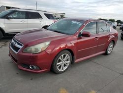 Salvage cars for sale at Grand Prairie, TX auction: 2013 Subaru Legacy 3.6R Limited