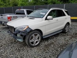 Salvage cars for sale at Waldorf, MD auction: 2014 Mercedes-Benz ML 550 4matic