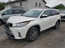 Salvage cars for sale at York Haven, PA auction: 2019 Toyota Highlander SE