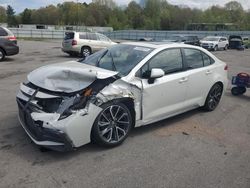 Salvage cars for sale at Assonet, MA auction: 2020 Toyota Corolla SE