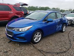 Salvage cars for sale from Copart Louisville, KY: 2017 Chevrolet Cruze LT