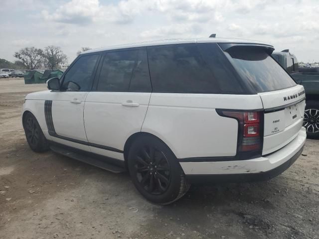 2015 Land Rover Range Rover HSE