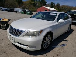 Salvage cars for sale at Mendon, MA auction: 2009 Lexus LS 460