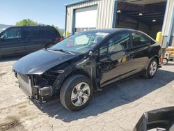 Salvage cars for sale from Copart Chambersburg, PA: 2015 Honda Civic LX