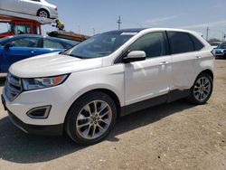 Salvage cars for sale at Greenwood, NE auction: 2015 Ford Edge Titanium