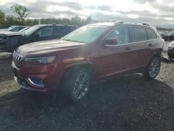 Jeep salvage cars for sale: 2019 Jeep Cherokee Overland