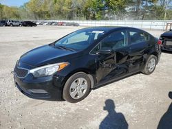 Salvage cars for sale at North Billerica, MA auction: 2016 KIA Forte LX