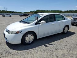 Salvage cars for sale at Anderson, CA auction: 2007 Honda Civic Hybrid