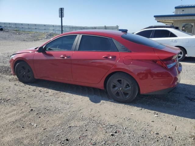 2021 Hyundai Elantra Blue