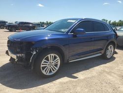 Salvage cars for sale at Houston, TX auction: 2019 Audi Q5 Premium Plus