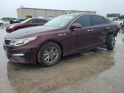 Salvage cars for sale from Copart Wilmer, TX: 2019 KIA Optima LX