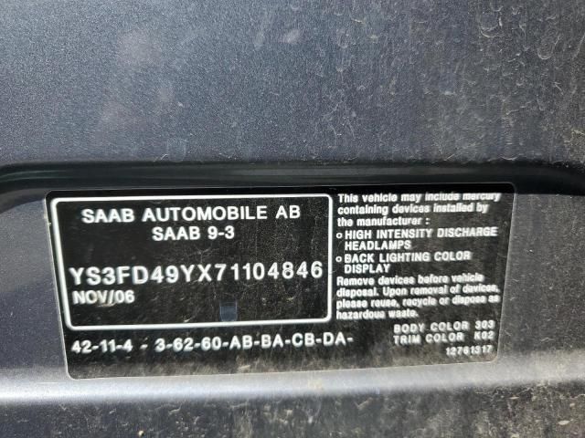 2007 Saab 9-3 2.0T