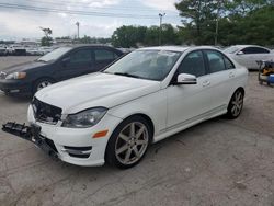 Salvage cars for sale from Copart Lexington, KY: 2014 Mercedes-Benz C 300 4matic