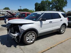 Salvage cars for sale from Copart Sacramento, CA: 2017 Ford Explorer