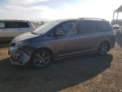 Salvage cars for sale at San Diego, CA auction: 2020 Toyota Sienna SE