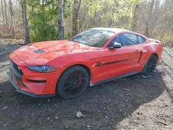 Salvage cars for sale from Copart Bowmanville, ON: 2019 Ford Mustang GT