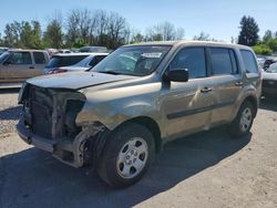 Salvage cars for sale from Copart Portland, OR: 2010 Honda Pilot LX
