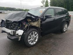 Toyota Highlander Limited salvage cars for sale: 2020 Toyota Highlander Limited